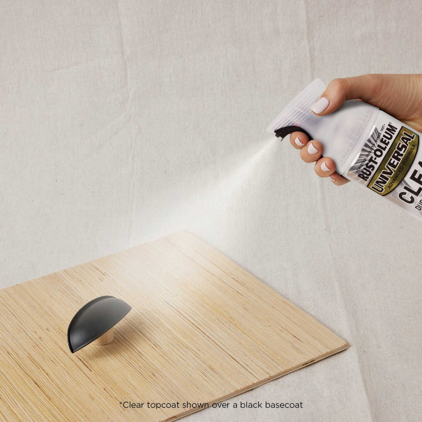 Rust-Oleum Universal 11 Oz. Topcoat Spray Paint, Dead Flat Clear Image 5