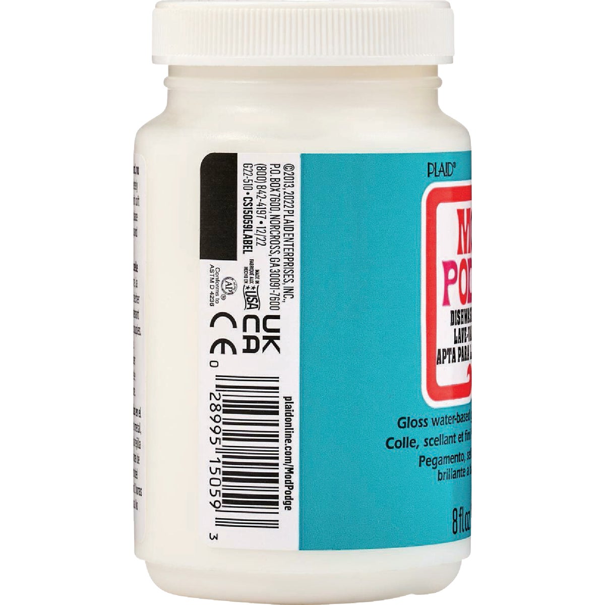 Mod Podge 8 Oz. Dishwasher Safe Decoupage Glue Image 6