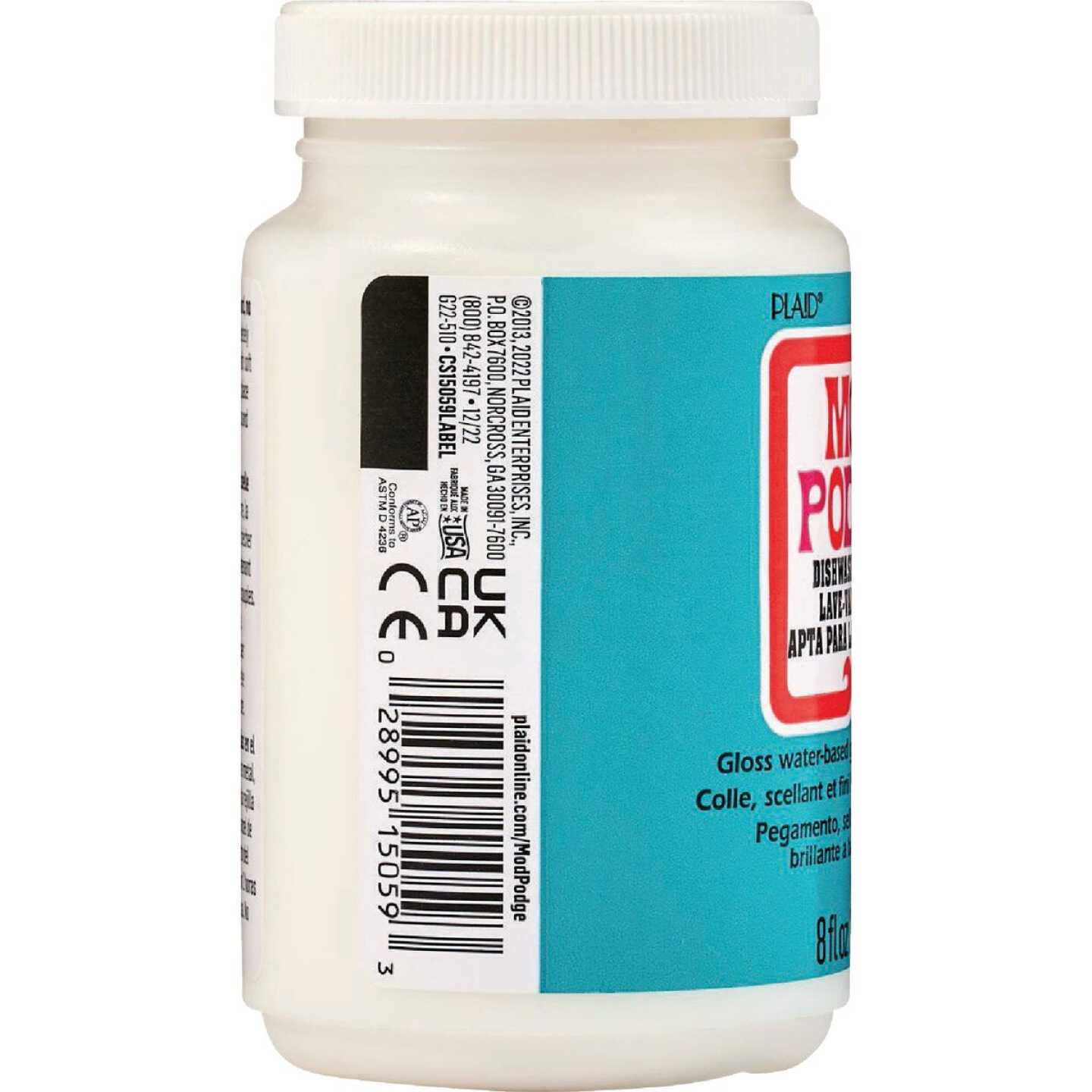 Mod Podge 8 Oz. Dishwasher Safe Decoupage Glue Image 6