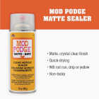 Mod Podge 12 Oz. Clear Acrylic Sealer Spray, Matte Image 2