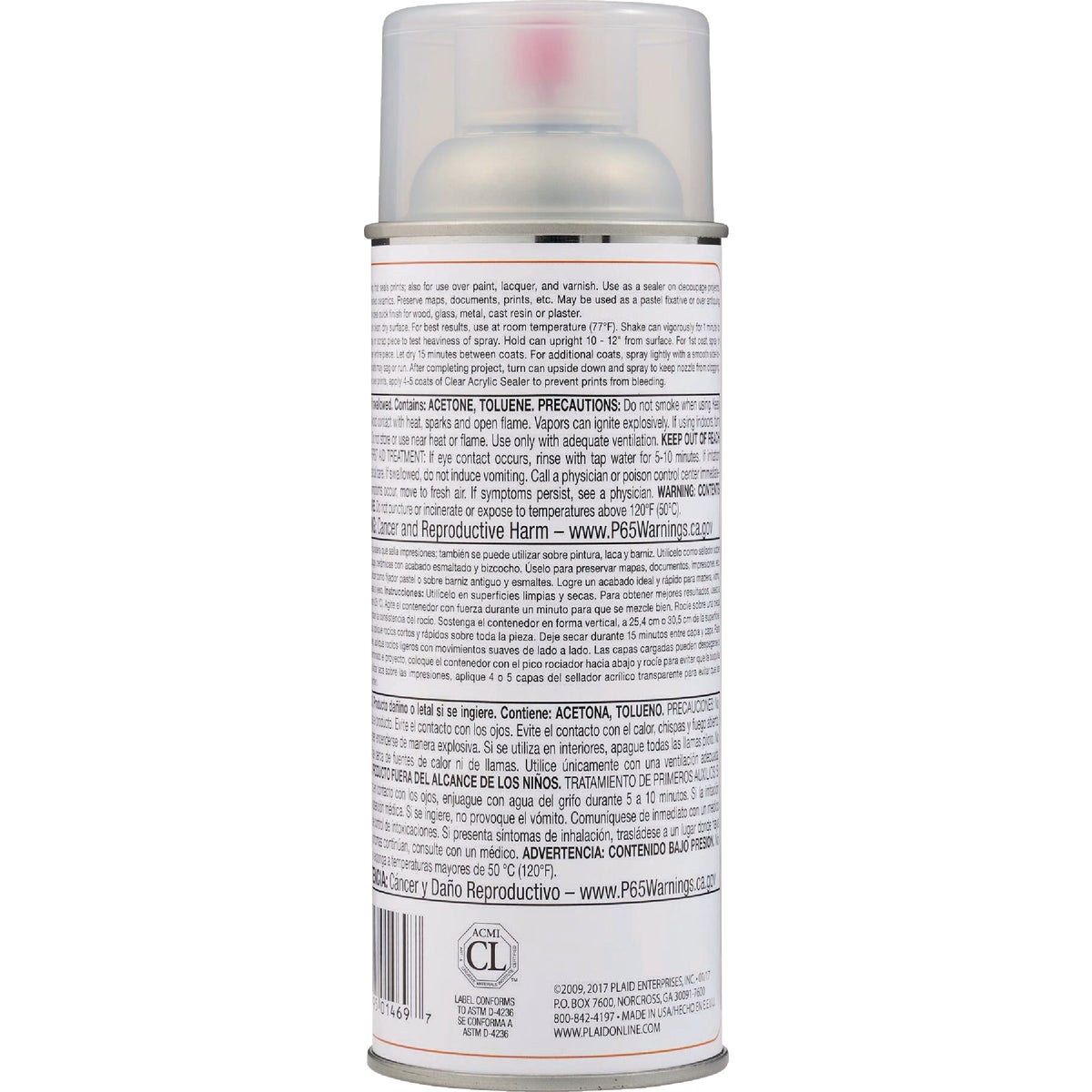 Mod Podge 12 Oz. Clear Acrylic Sealer Spray, Matte Image 4