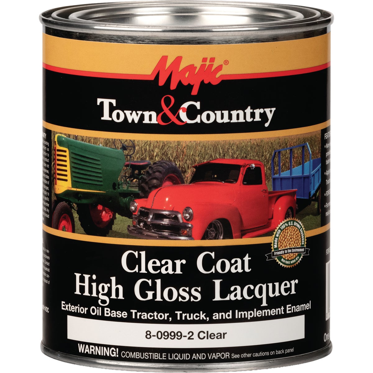 Majic Town & Country 1 Qt. Clear Coat High Gloss Lacquer