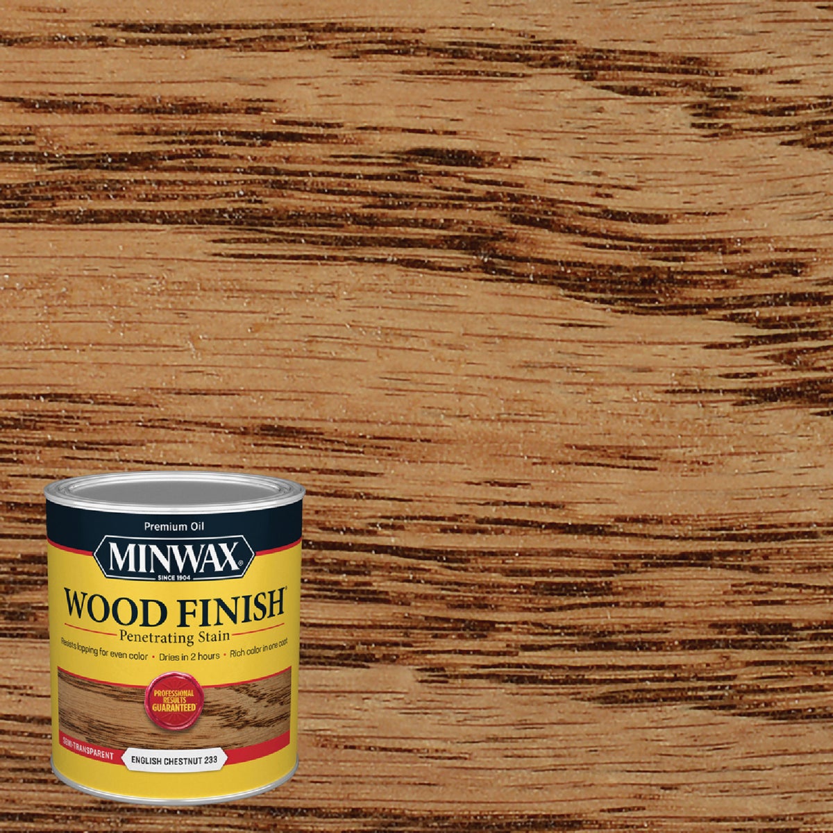 Minwax Wood Finish Penetrating Stain, English Chestnut, 1 Qt. Image 1