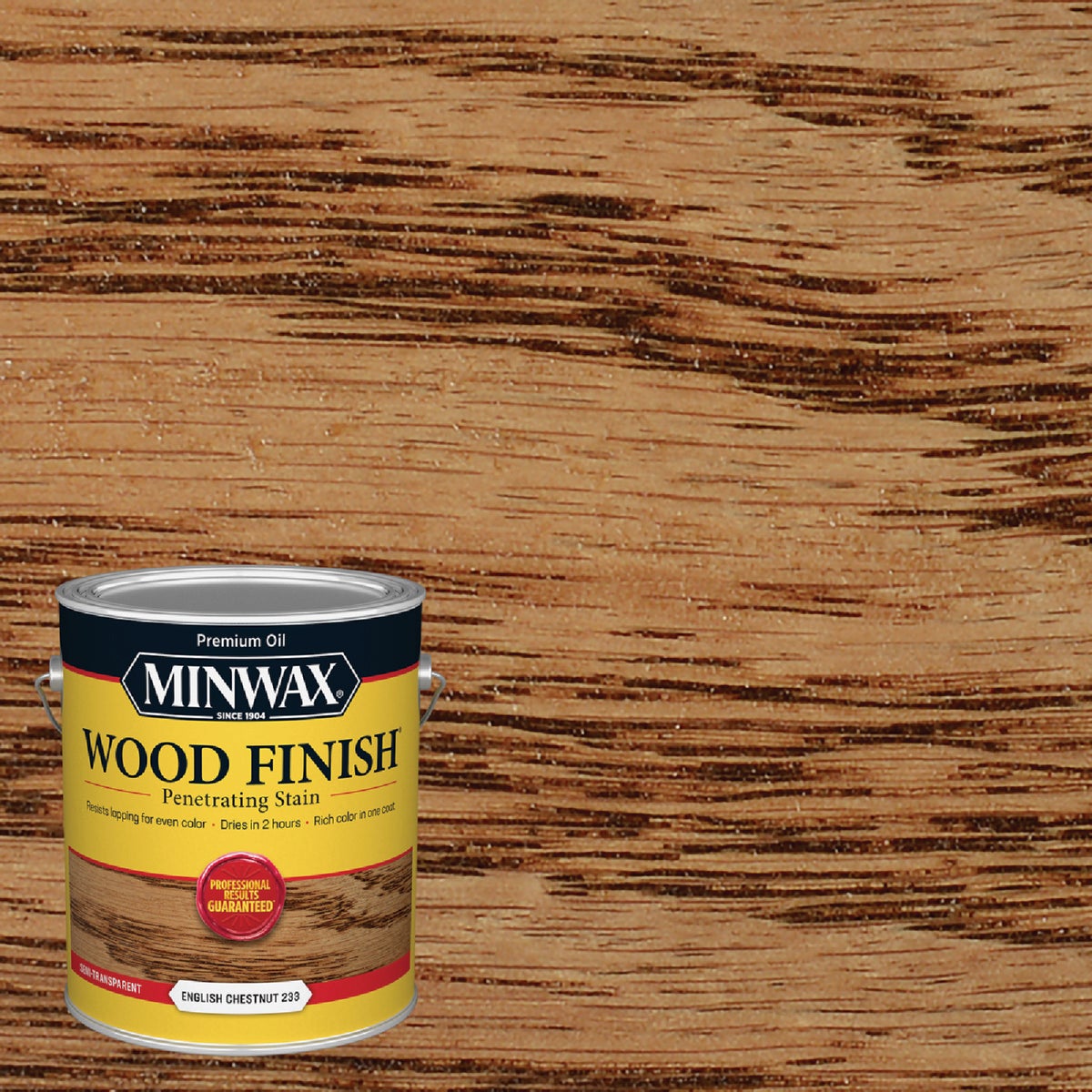 Minwax Wood Finish Penetrating Stain, English Chestnut, 1 Gal. Image 1