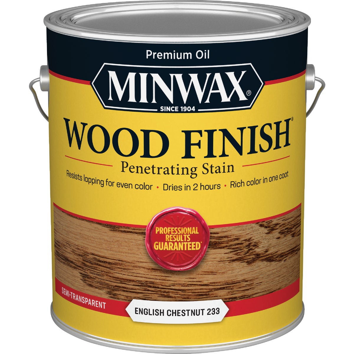 Minwax Wood Finish Penetrating Stain, English Chestnut, 1 Gal. Image 7