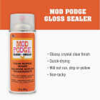 Mod Podge 12 Oz. Clear Acrylic Sealer Spray, Gloss Image 2