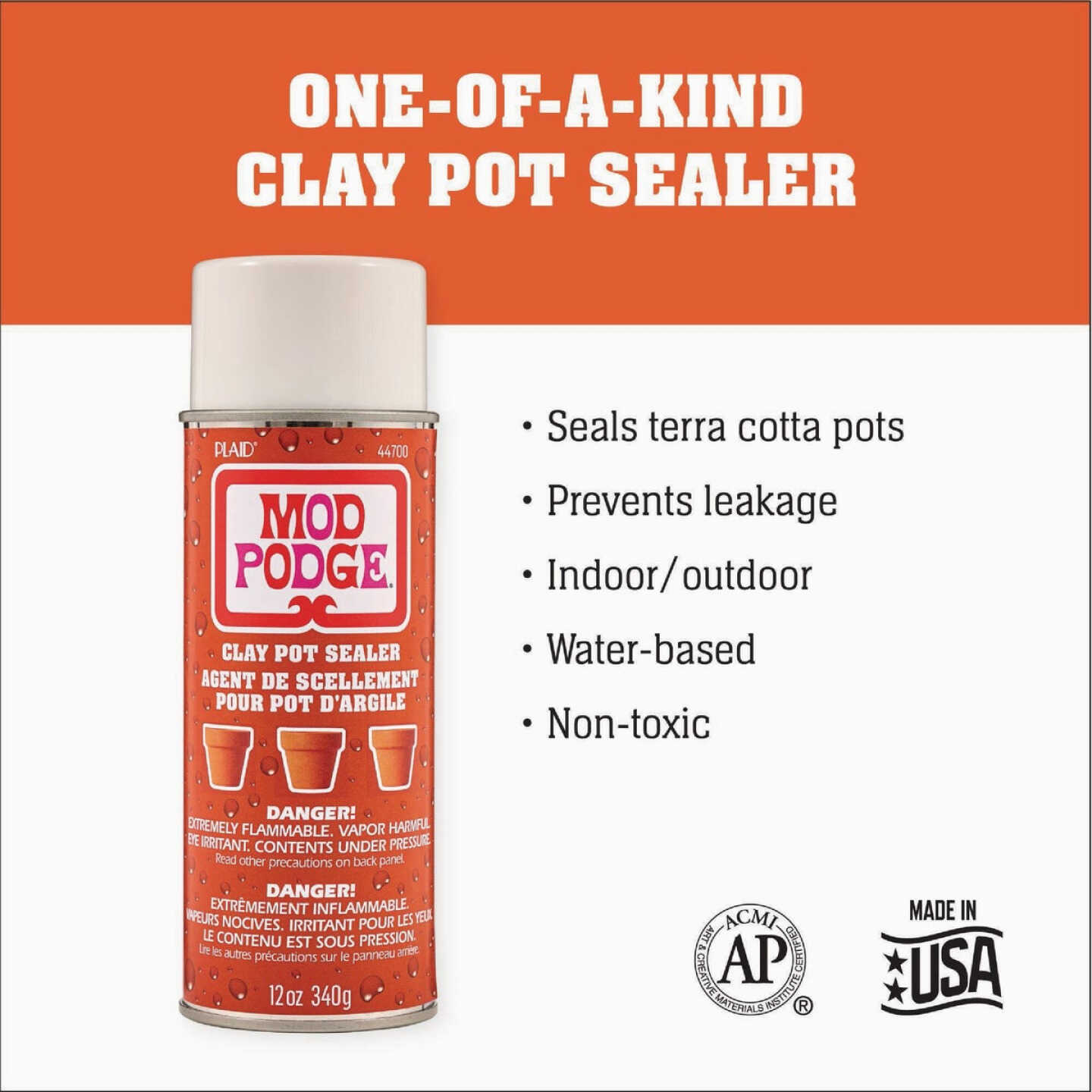 Mod Podge 12 Oz. Clay Pot Sealer Spray Image 2