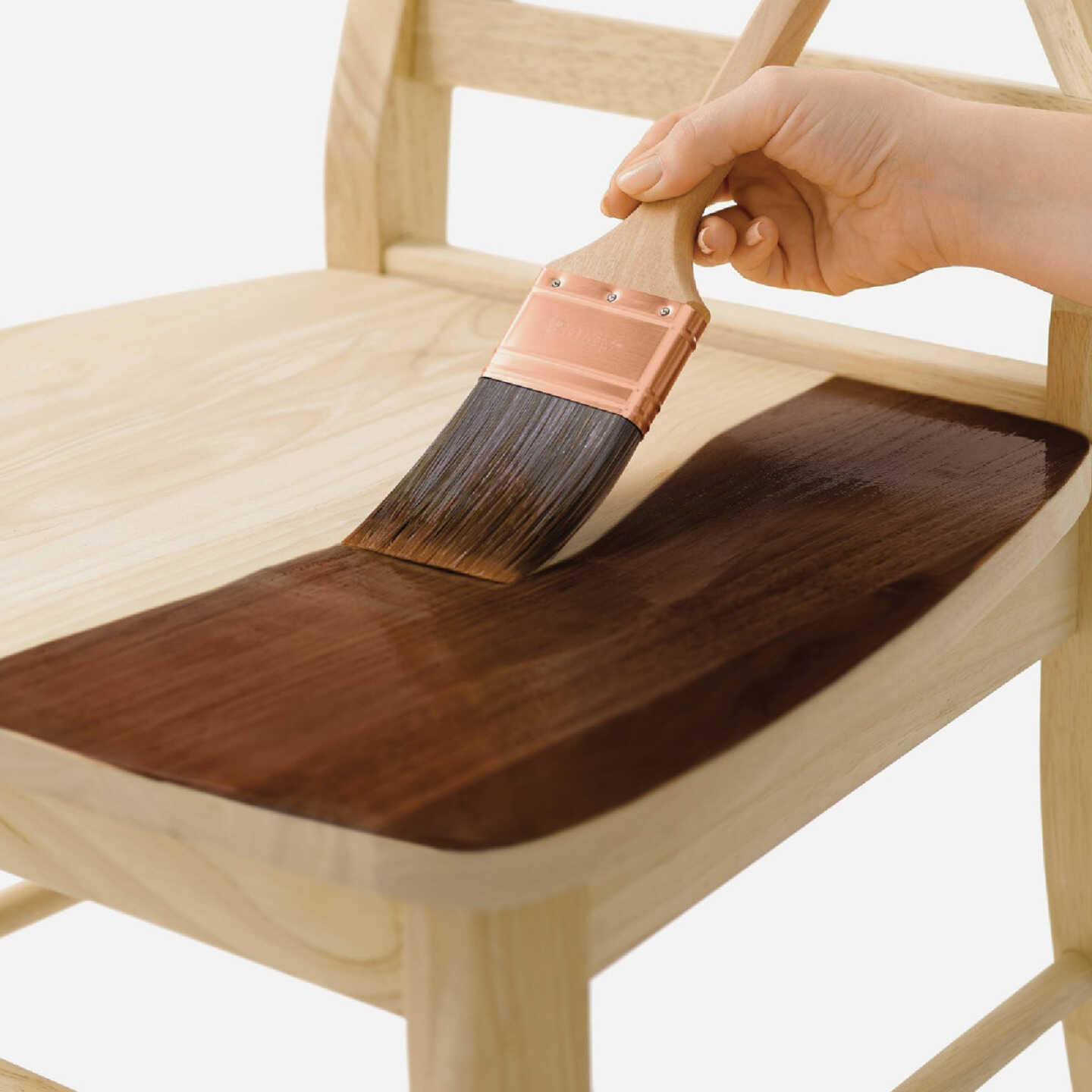 Minwax Polyshades 1/2 Pt. Satin Stain & Finish Polyurethane In 1-Step, Mission Oak Image 2