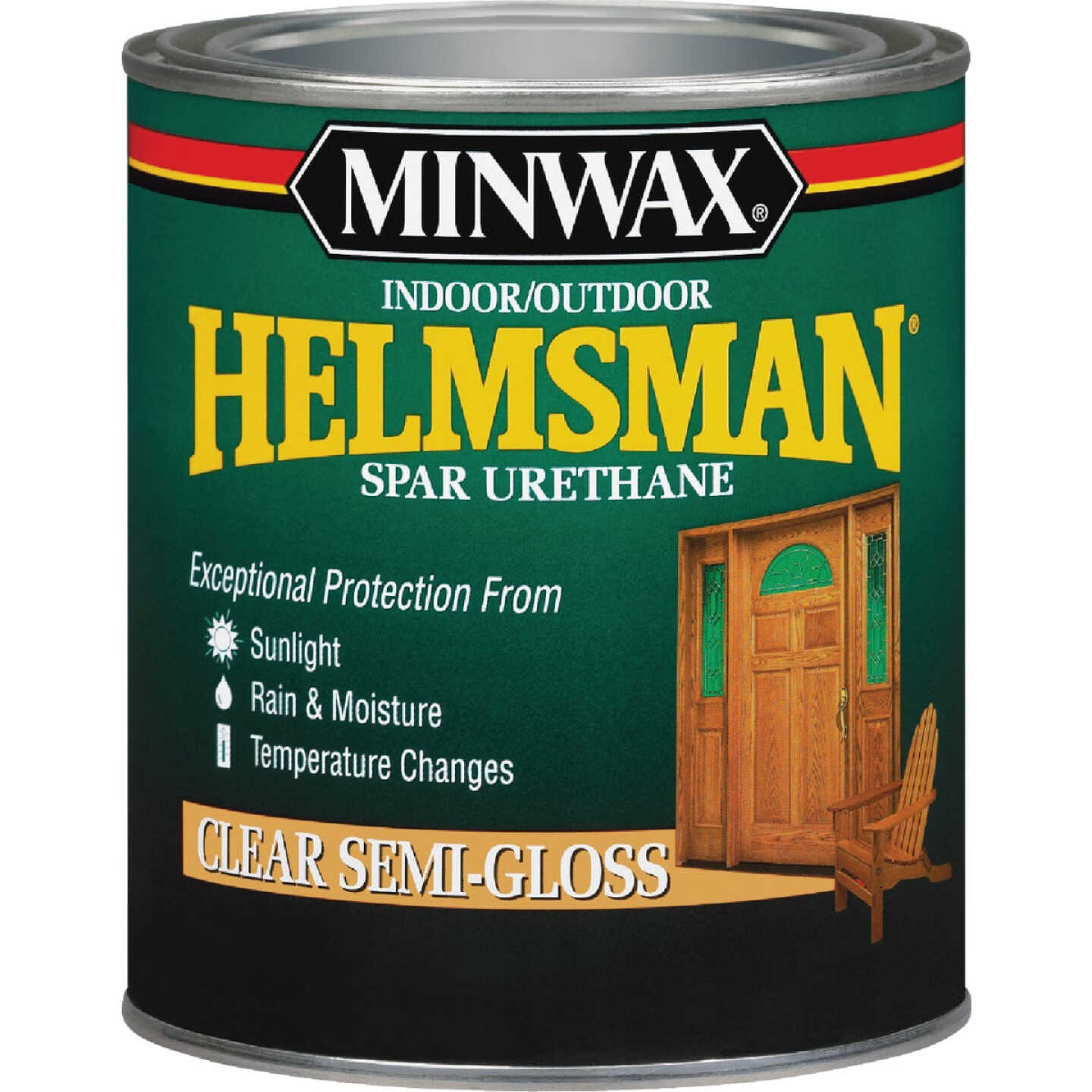 Minwax Helmsman Semi-Gloss Clear Spar Urethane, 1 Qt. Image 1