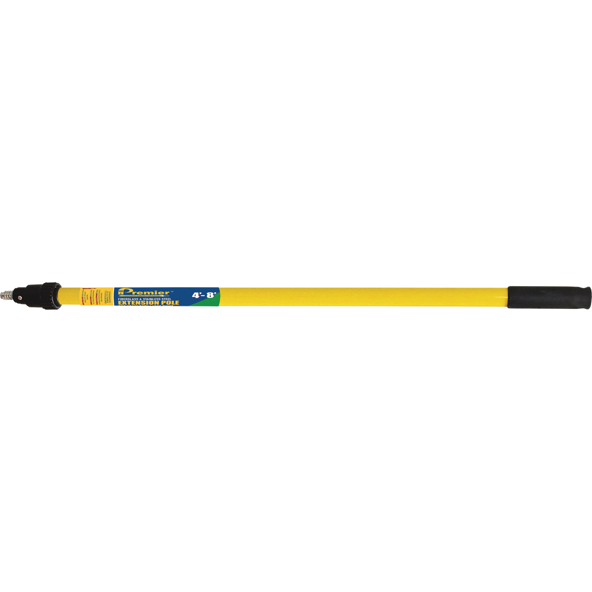 Premier 4 Ft. To 8 Ft. Telescoping Fiberglass & Stainless Steel External Twist Extension Pole Image 1