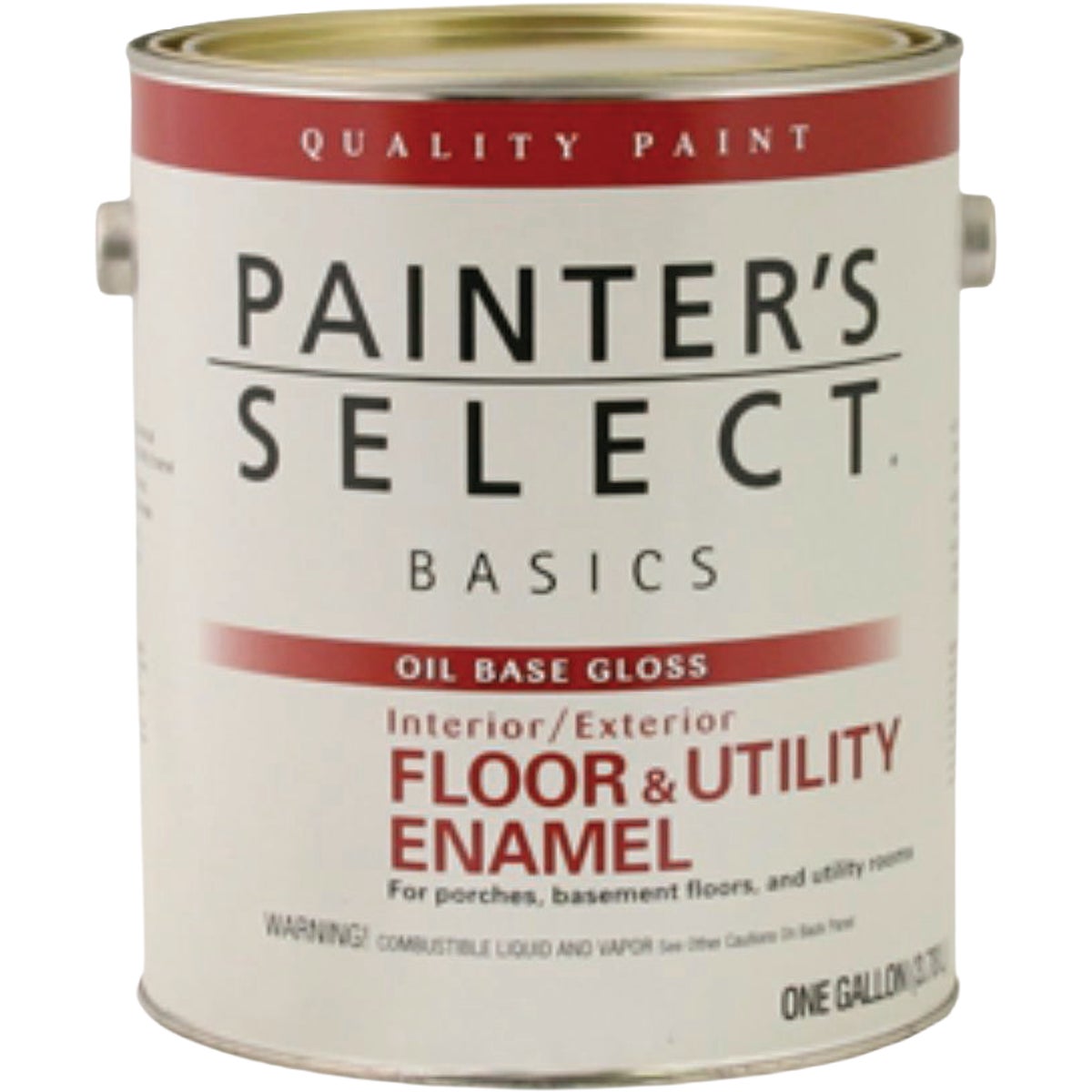 Painter's Select  Oil Base Gloss Floor and Utility Enamel, Brown, 1 Gal.