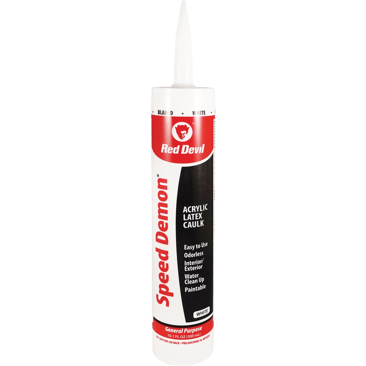 Red Devil 10.1 Oz. White Paintable Speed Demon Acrylic Caulk