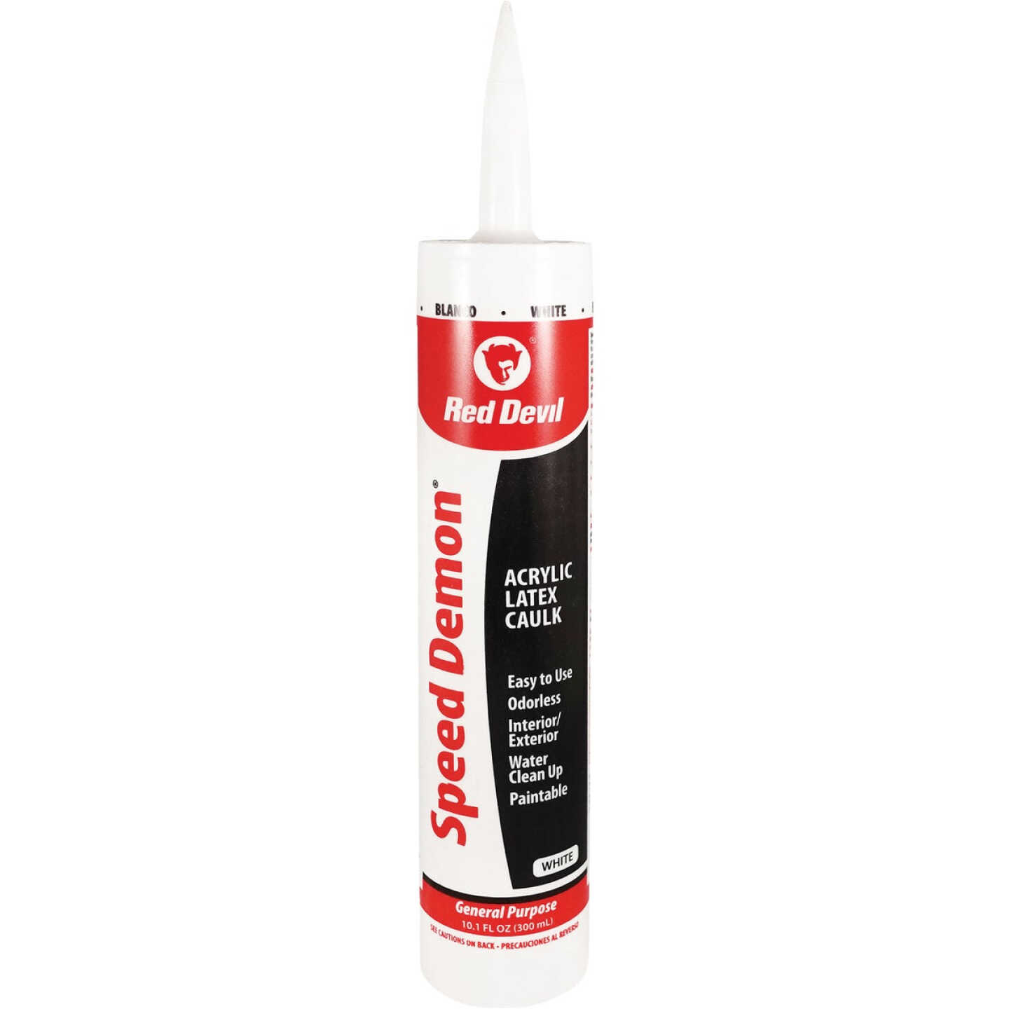 Red Devil 10.1 Oz. White Paintable Speed Demon Acrylic Caulk Image 1