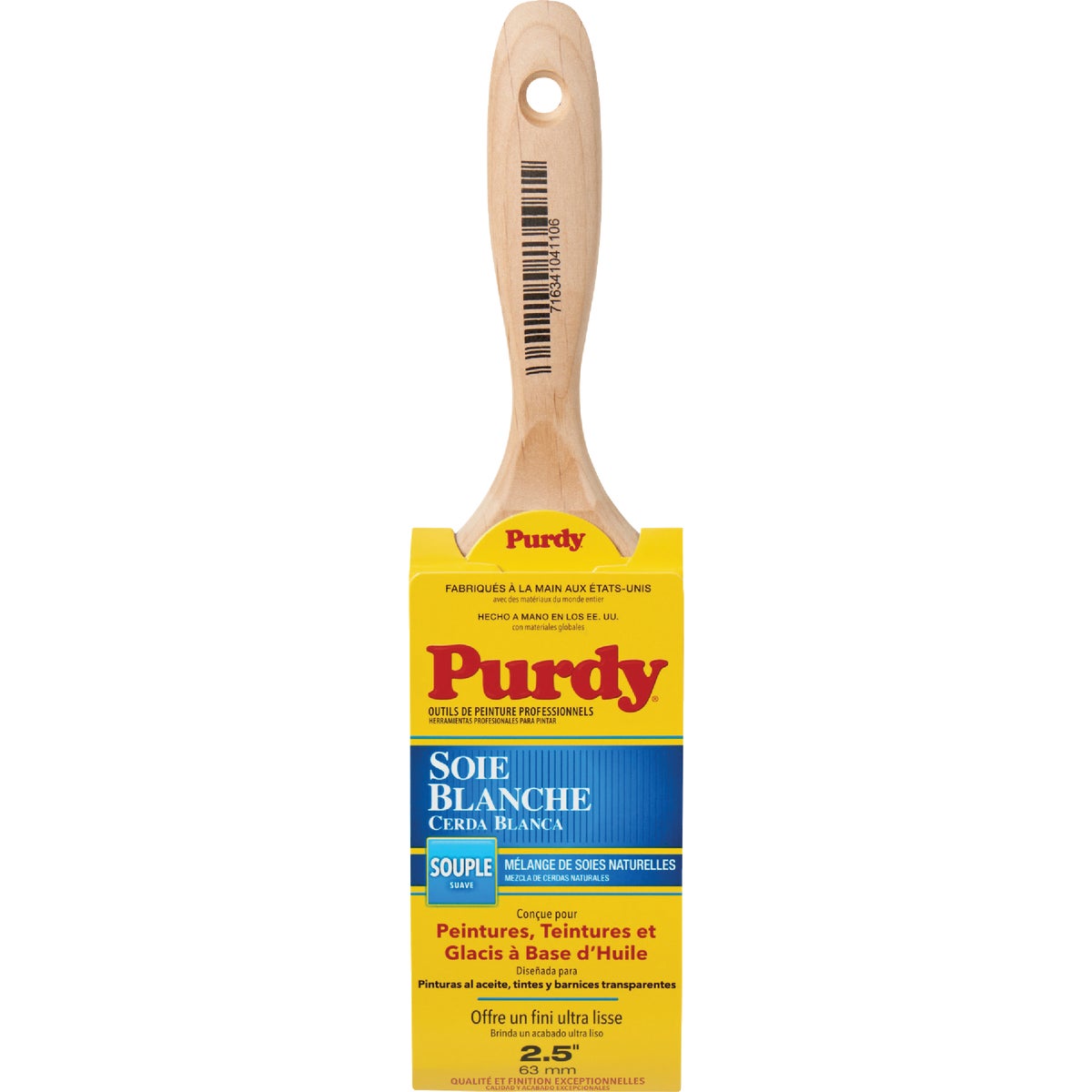 Purdy White Bristle Sprig 2-1/2 In. Flat Trim Paint Brush Image 6