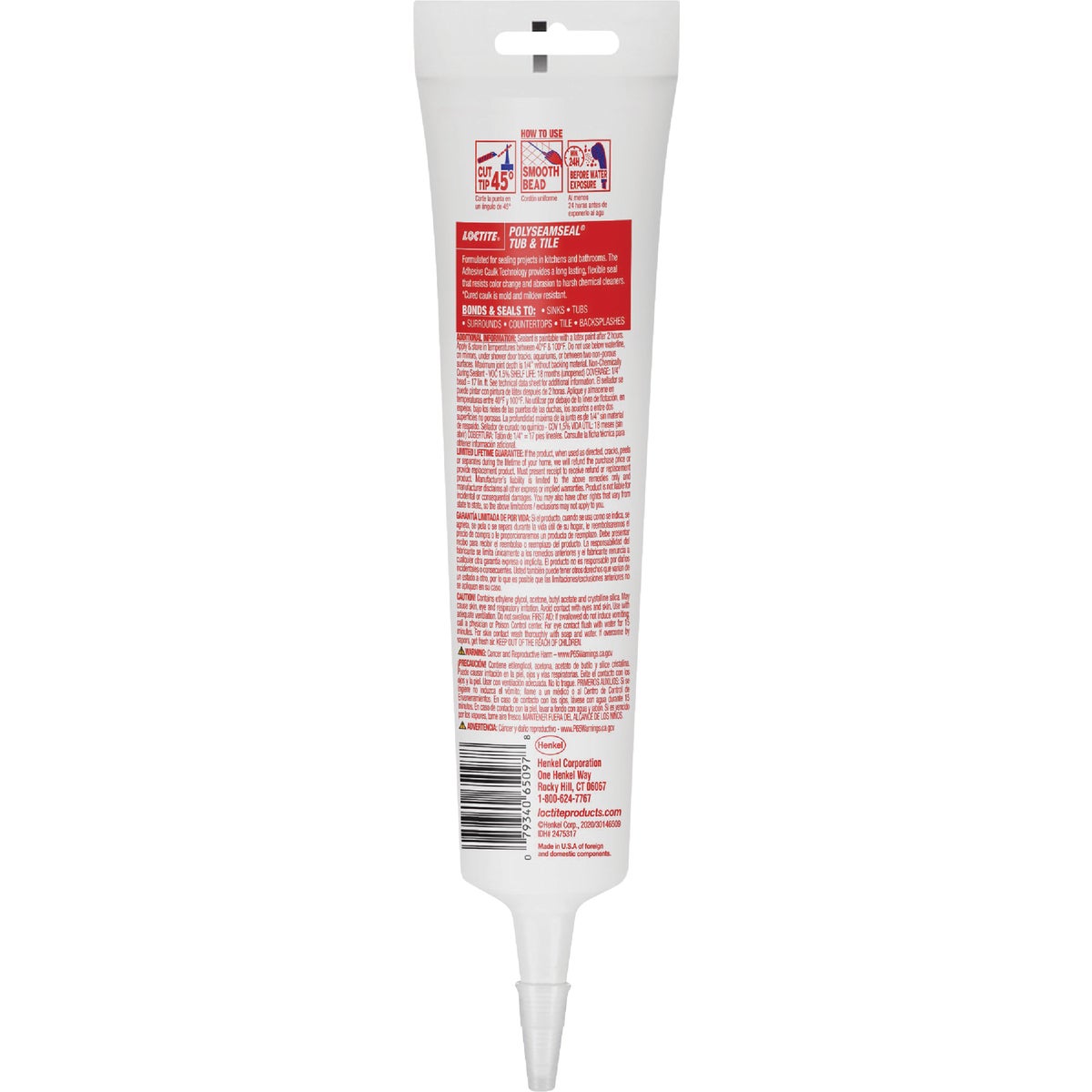 Loctite Polyseamseal 5.5 Oz. Almond Kitchen & Bath Caulk Image 3