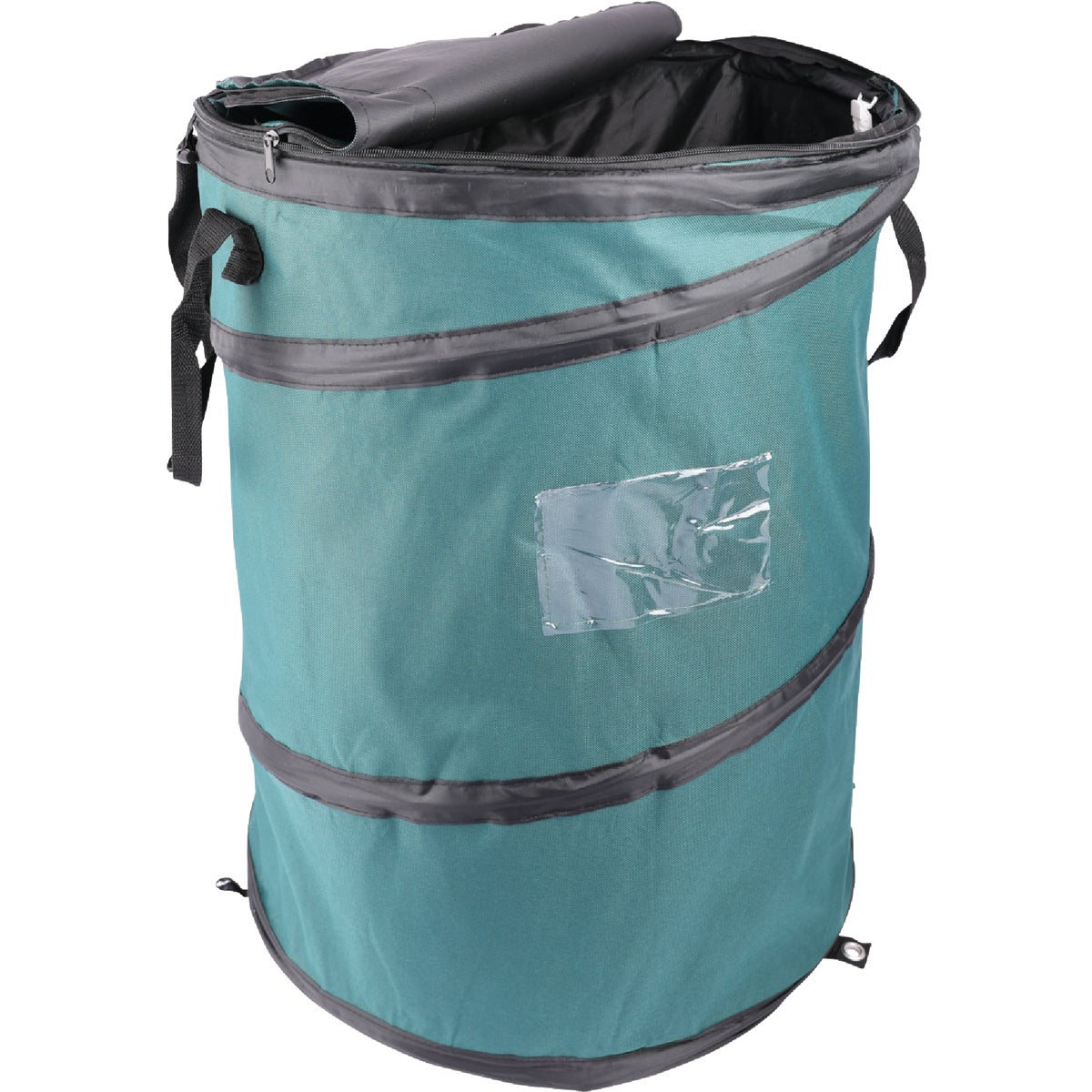 Coghlans 29.5 Gal. Green Polyester Deluxe Pop-Up Trash Can Image 5