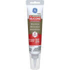 GE Advanced Silicone Kitchen & Bath Sealant, Almond, 2.8 Oz. Tube Image 1