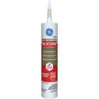 GE Advanced Silicone Kitchen & Bath Sealant, Almond, 10.1 Oz. Cartridge Image 1