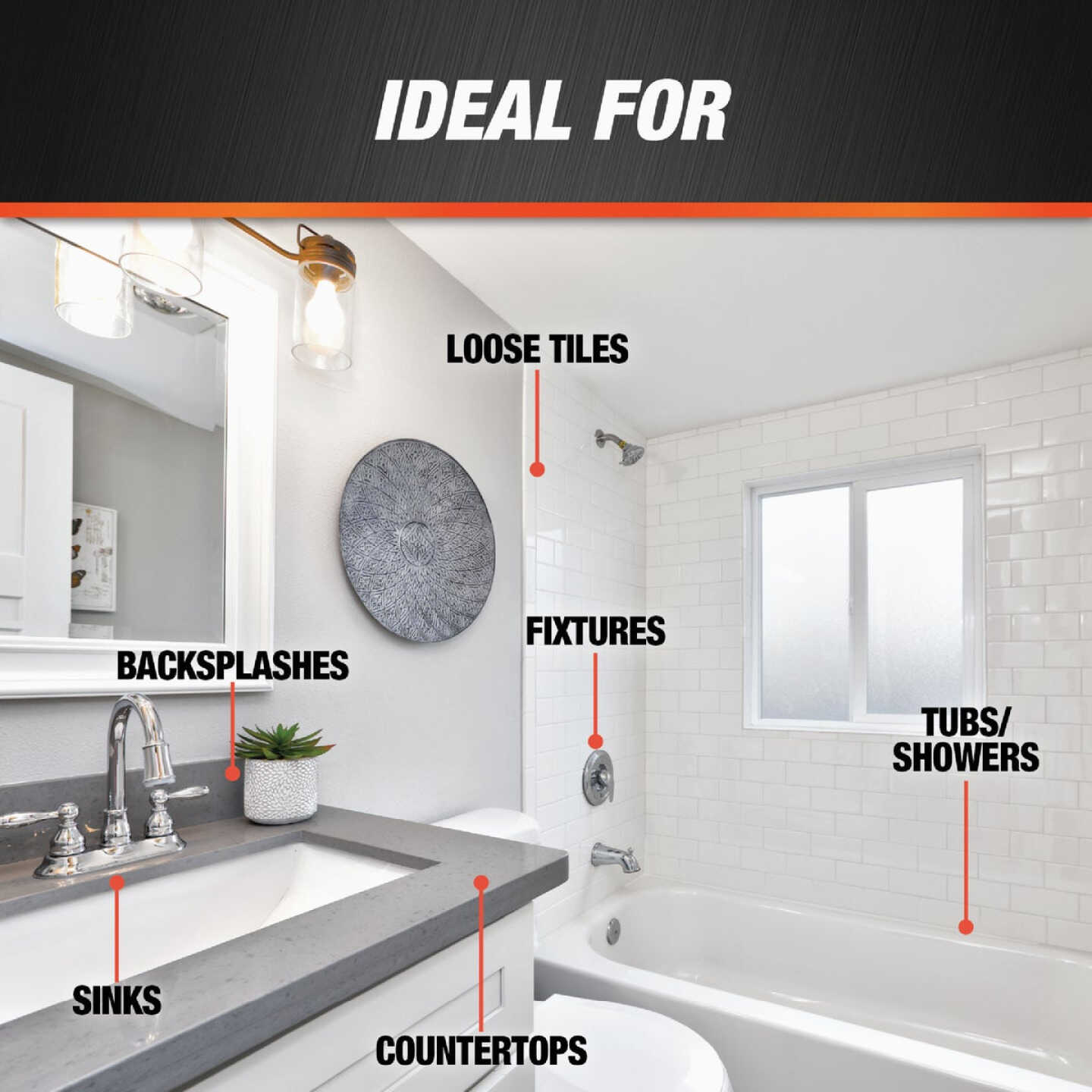 DAP 9.8 Oz. Kitchen And Bath 100% Silicone Sealant, White Image 4
