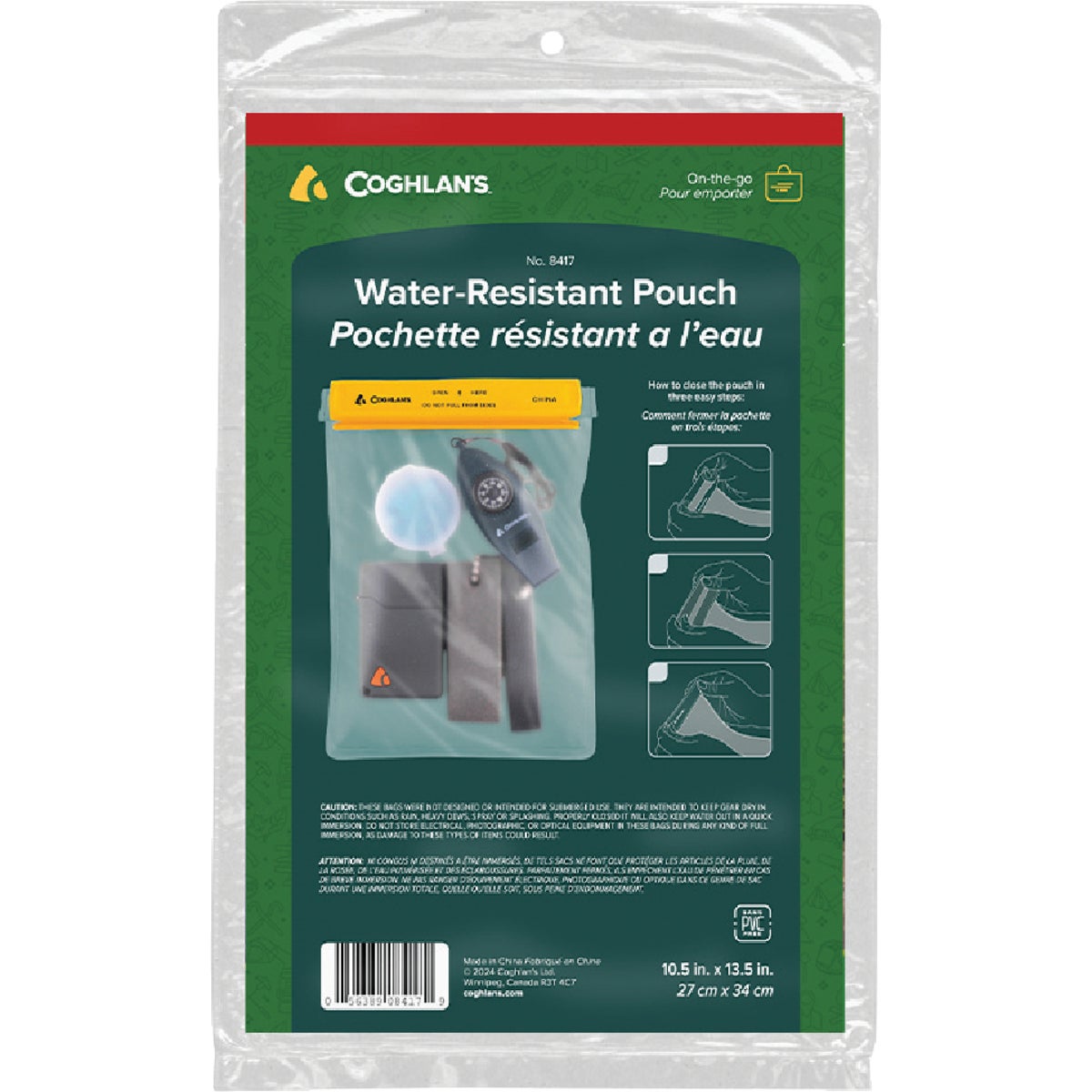 Coghlans 10.5 In. x 13.5 In. Water Resistant Pouch