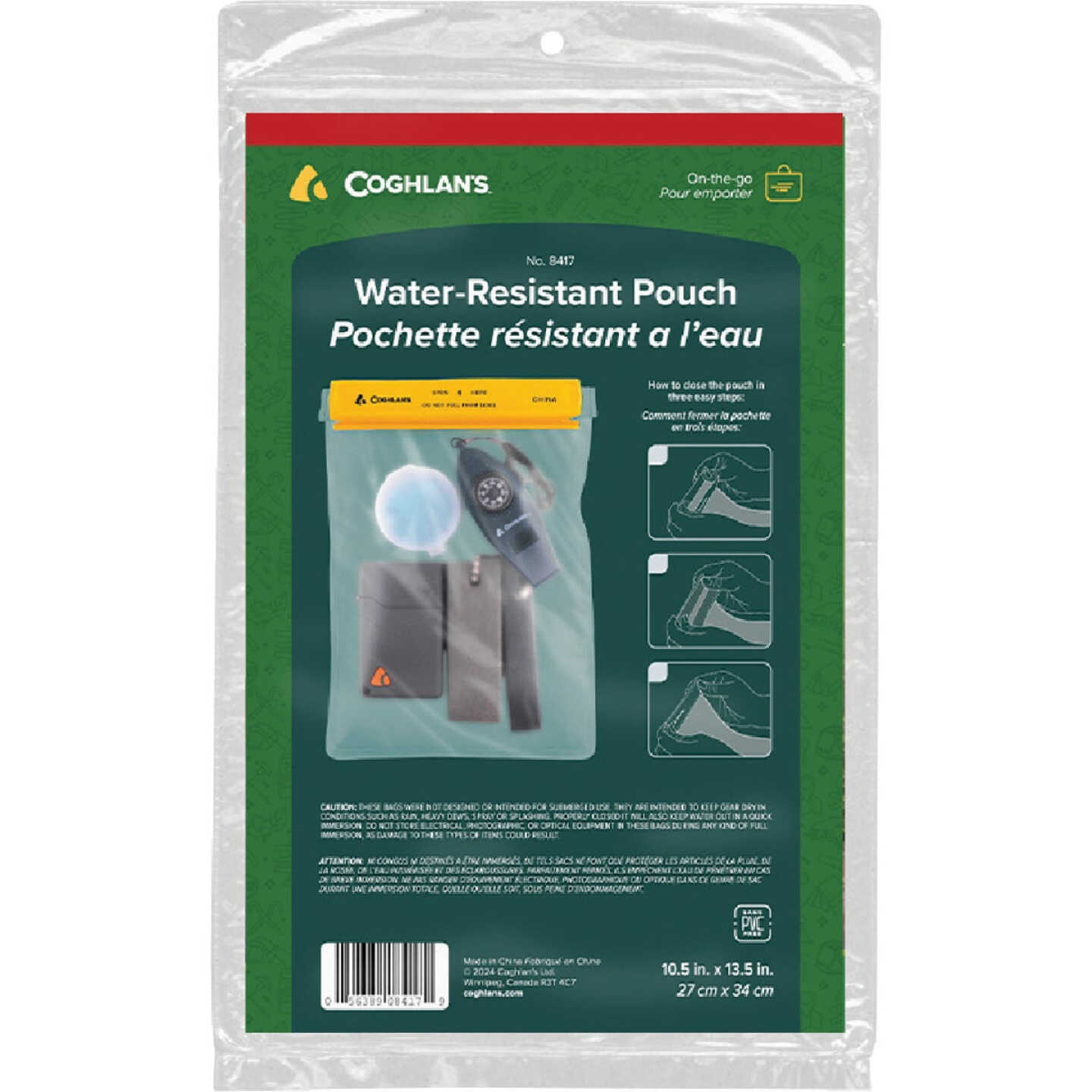 Coghlans 10.5 In. x 13.5 In. Water Resistant Pouch Image 1