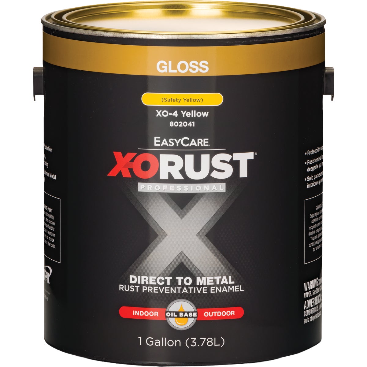 EasyCare X-O Rust Premium 1 Gal. Safety Yellow Anti-Rust Oil-Base Paint