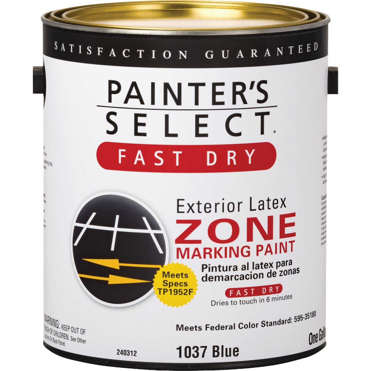 Painter's Select Specialty Blue Flat Latex Zone Marking Paint, 1 Gal. Image 1