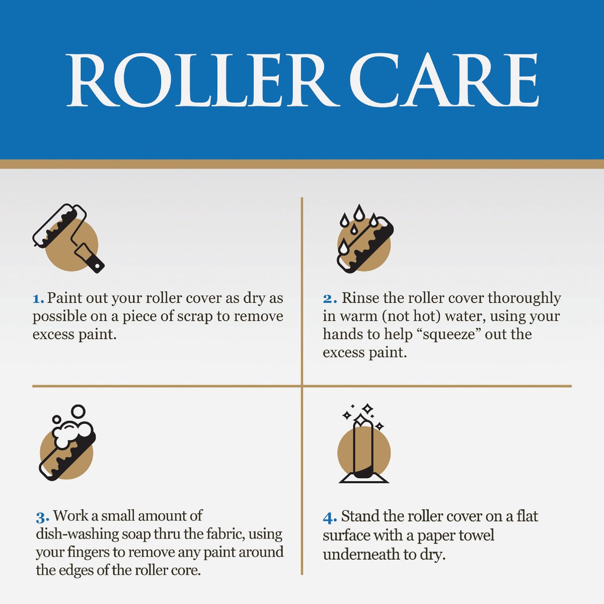 Linzer Pro Edge 6 In. x 3/8 In. Mini Microfiber Roller Cover (2-Pack) Image 2