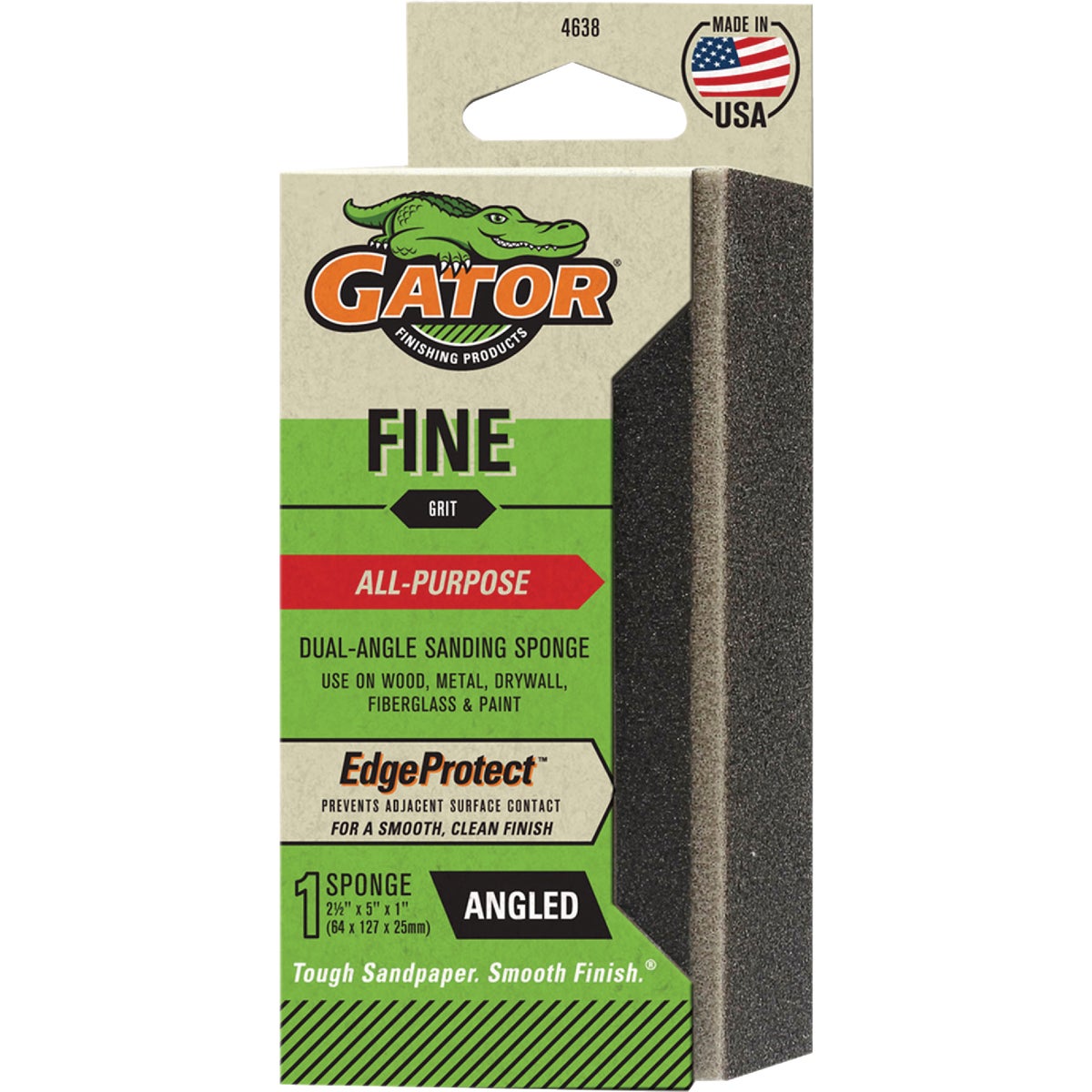 Gator Fine Wedge Sanding Sponge