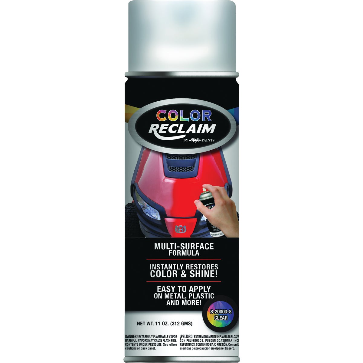Majic Paints Truck, Tractor, Implement & Equipment, Clear Gloss Spray Enamel, 11 Oz.