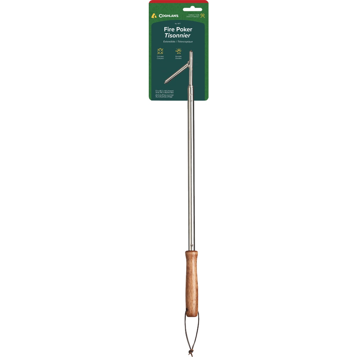 Coghlans 10 In. to 30 In. L. Extendable Fire Poker