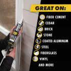 OSI Quad Max 9-1/2 Oz. Window, Door and Siding Polymer Sealant, Gray 569 Image 3