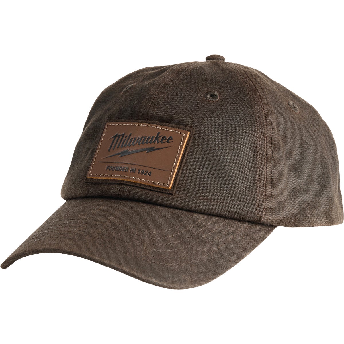 Miilwaukee Brown Waxed Canvas Adjustable Hat