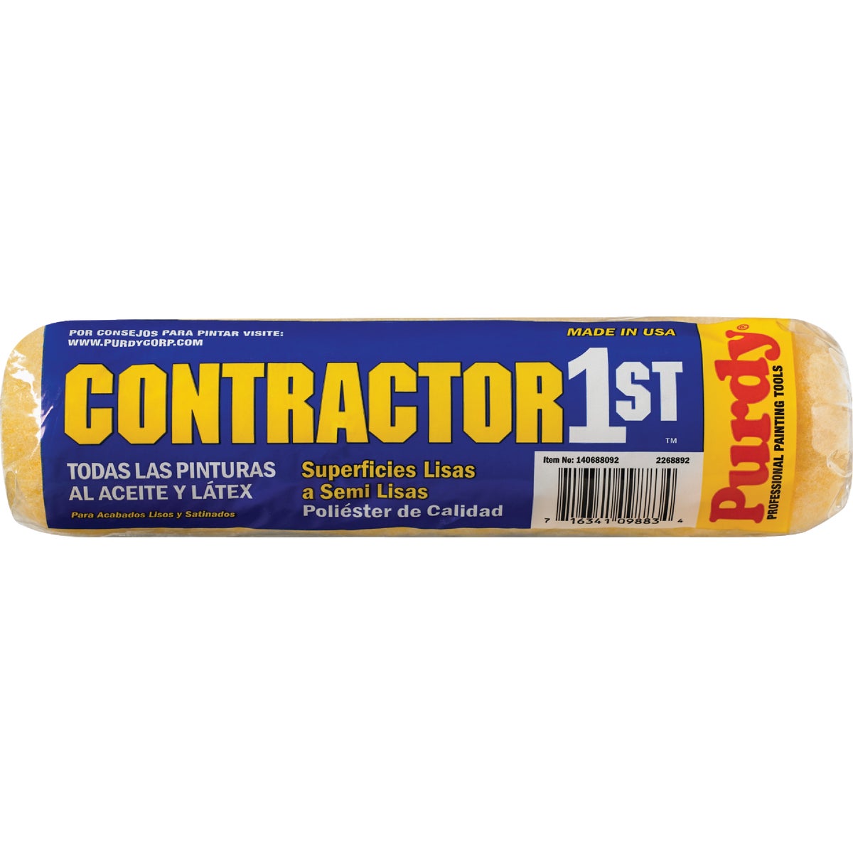 Purdy Contractor 1st 9 In. x 3/8 In. Knit Fabric Roller Cover Image 6