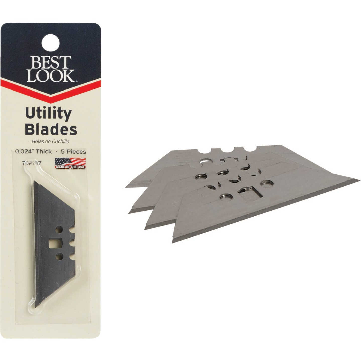 Best Look 2-Point Utility Knife Blade (5-Pack) Image 1