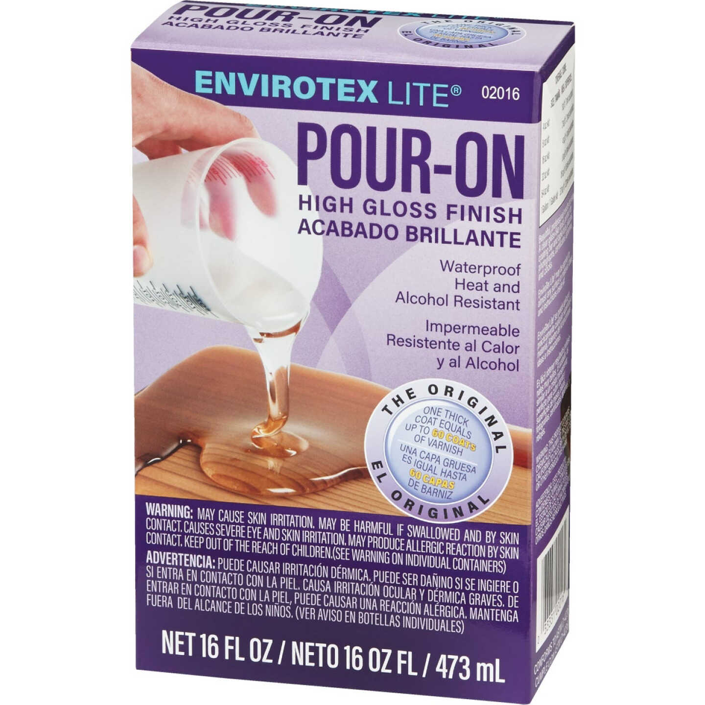 Envirotex Lite Pour-On 16 Oz. High Gloss Finish Image 3