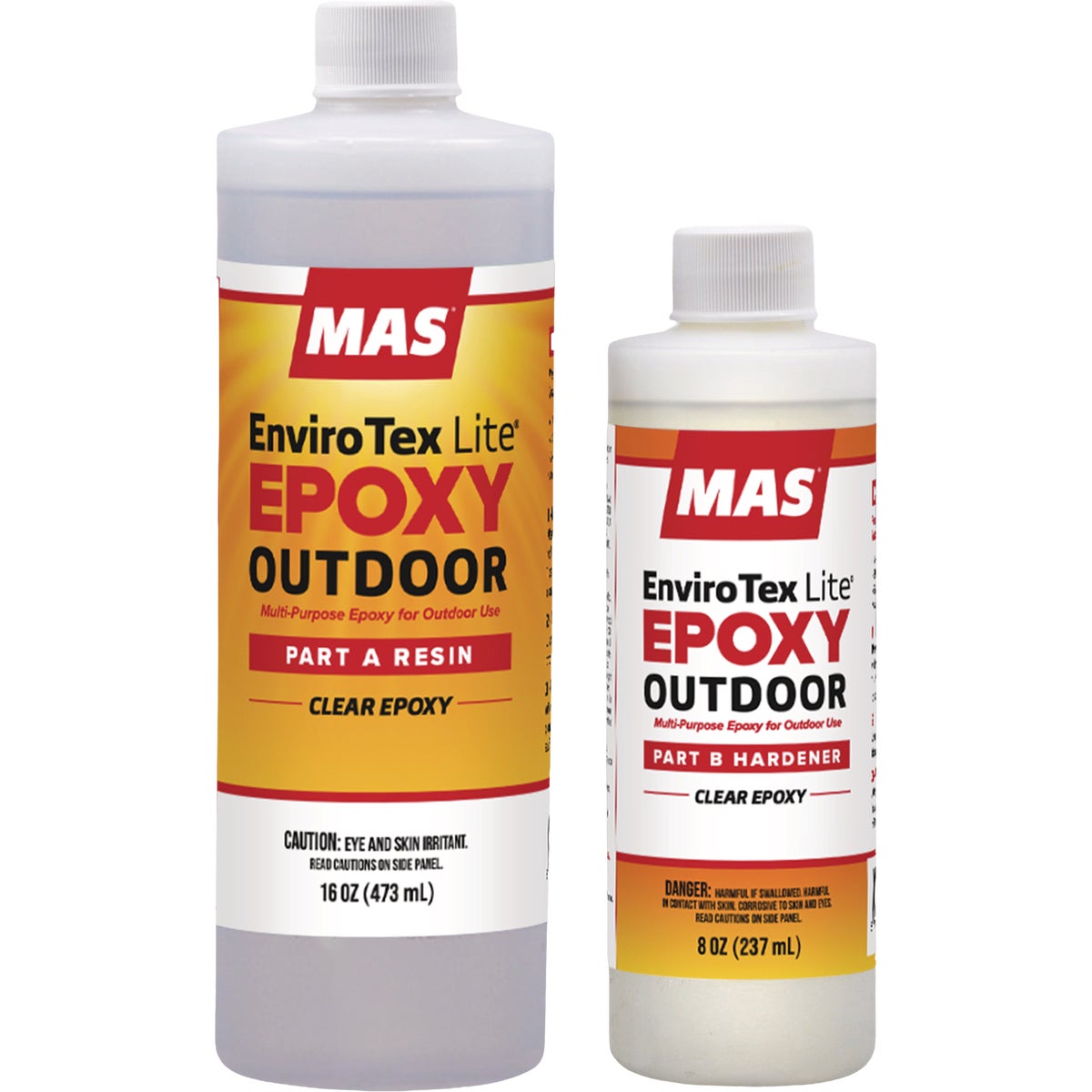 MAS EnviroTex Lite Outdoor Clear Epoxy Kit (2-Piece) Image 1