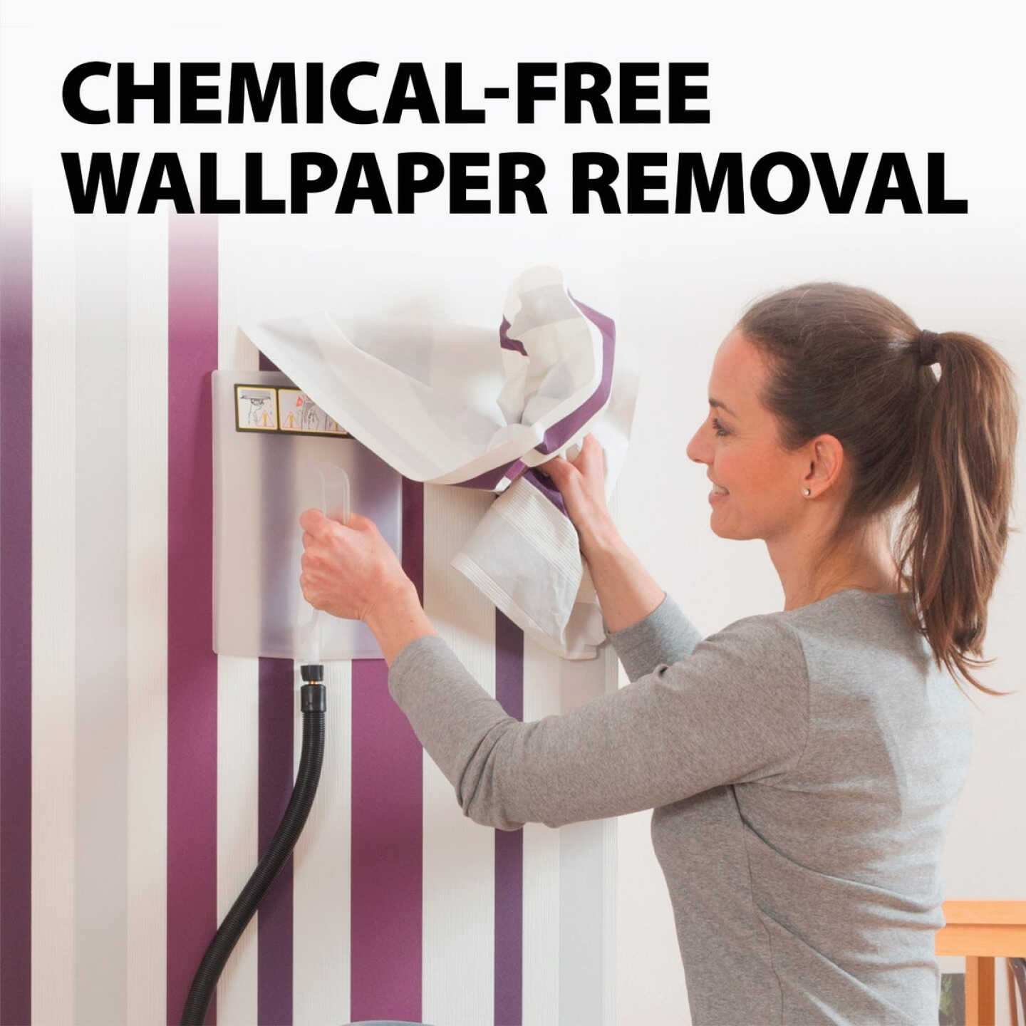 Wagner 725 Power Steamer Steam Cleaner for Wallpaper Removal (2 Steamplates Included) Image 2
