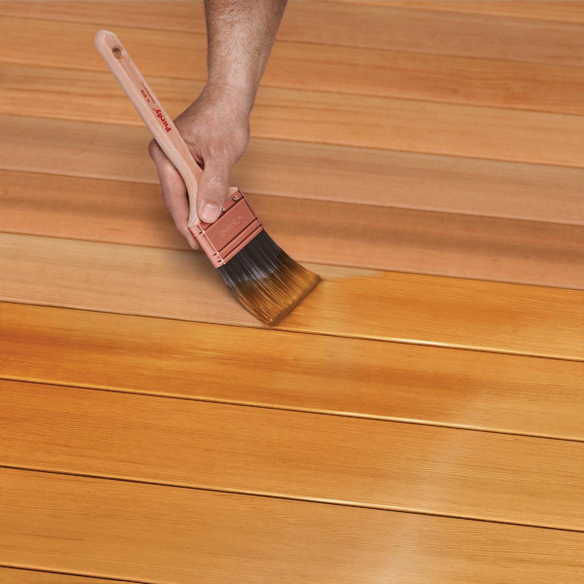 Cabot Alkyd/Oil Base Wood Toned Deck & Siding Stain, 3002 Cedar, 1 Gal. Image 6