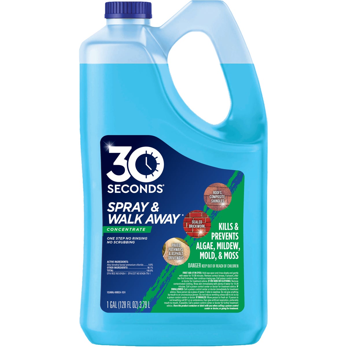 30 Seconds Spray and Walk Away Concentrate, 1 Gallon