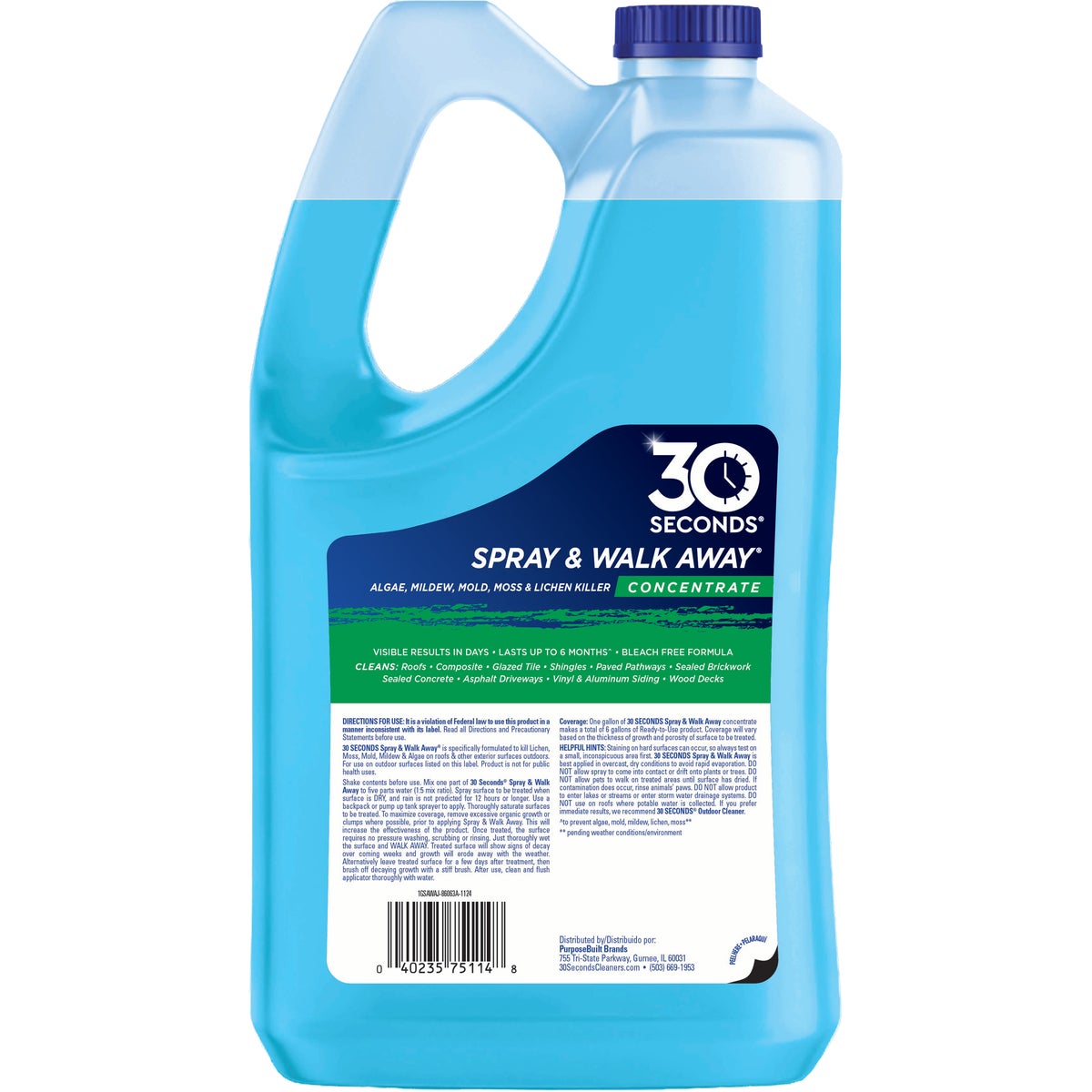 30 Seconds Spray and Walk Away Concentrate, 1 Gallon Image 2