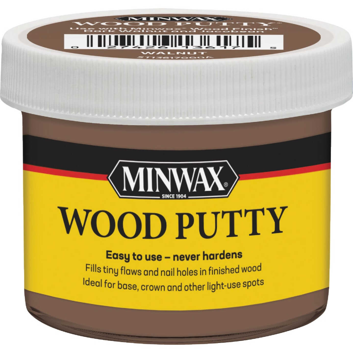 Minwax 3.75 Oz. Walnut Wood Putty Image 6