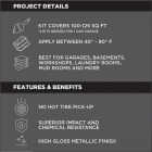 Rust-Oleum RockSolid Metallic Floor Coating Kit, Gunmetal, 70 Oz. Image 3