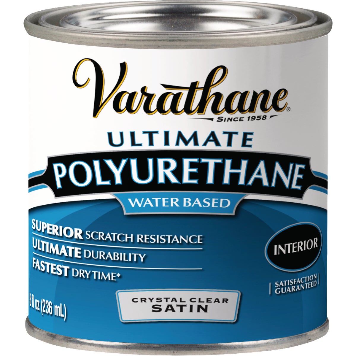 Varathane Satin Interior Water-Based Polyurethane, 1/2 Pt. Image 6