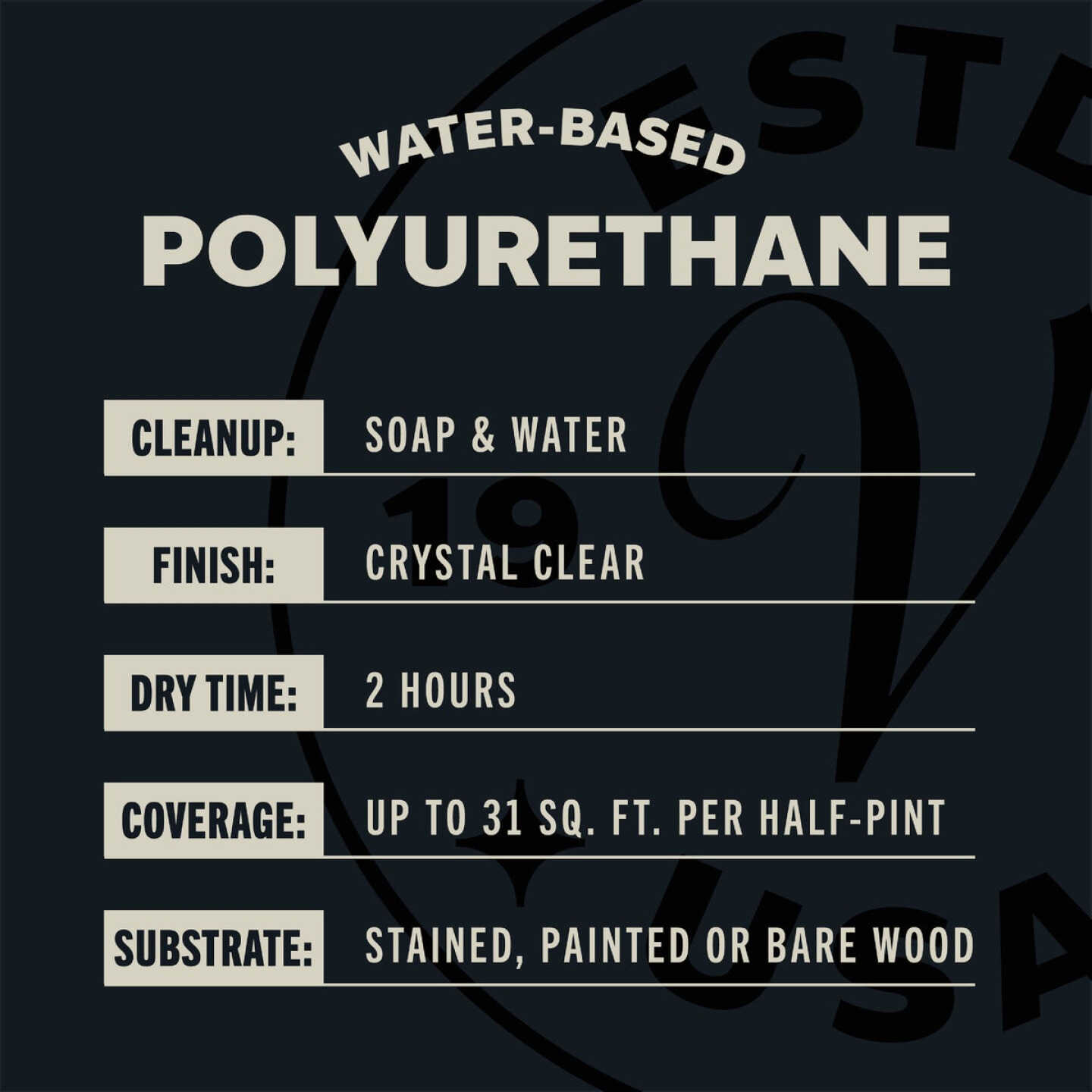 Varathane Satin Interior Water-Based Polyurethane, 1/2 Pt. Image 5