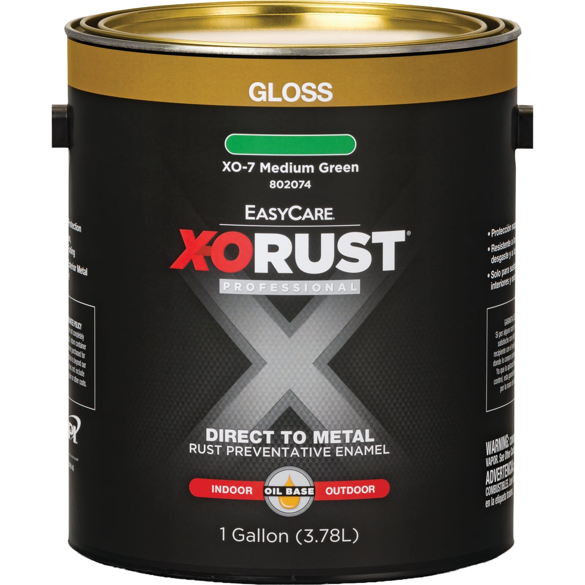EasyCare X-O Rust Premium 1 Gal. Gloss Medium Green Oil-Base Anti-Rust Enamel