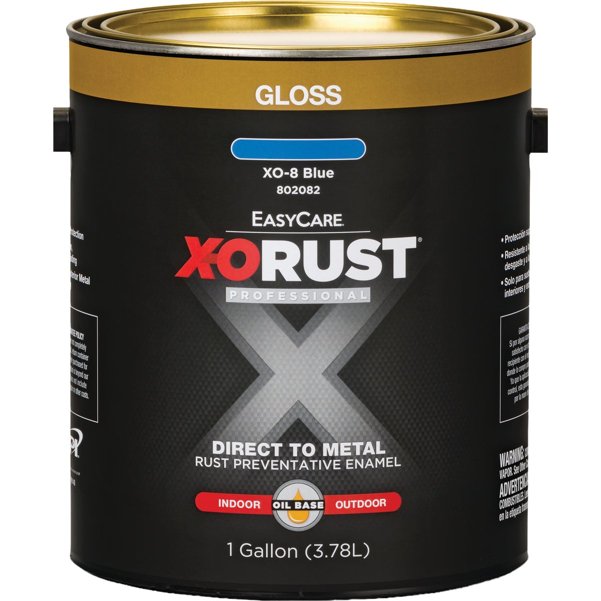 EasyCare X-O Rust Premium 1 Gal. Gloss Blue Oil-Base Anti-Rust Enamel
