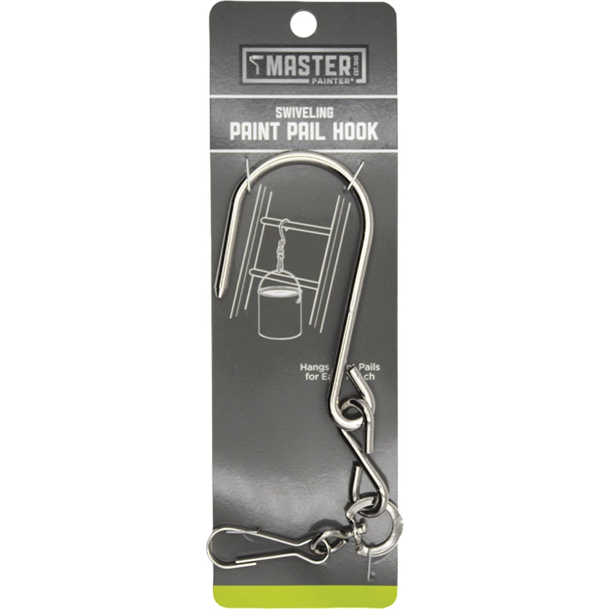 Master Painter Swivel Metal Paint Can Hook