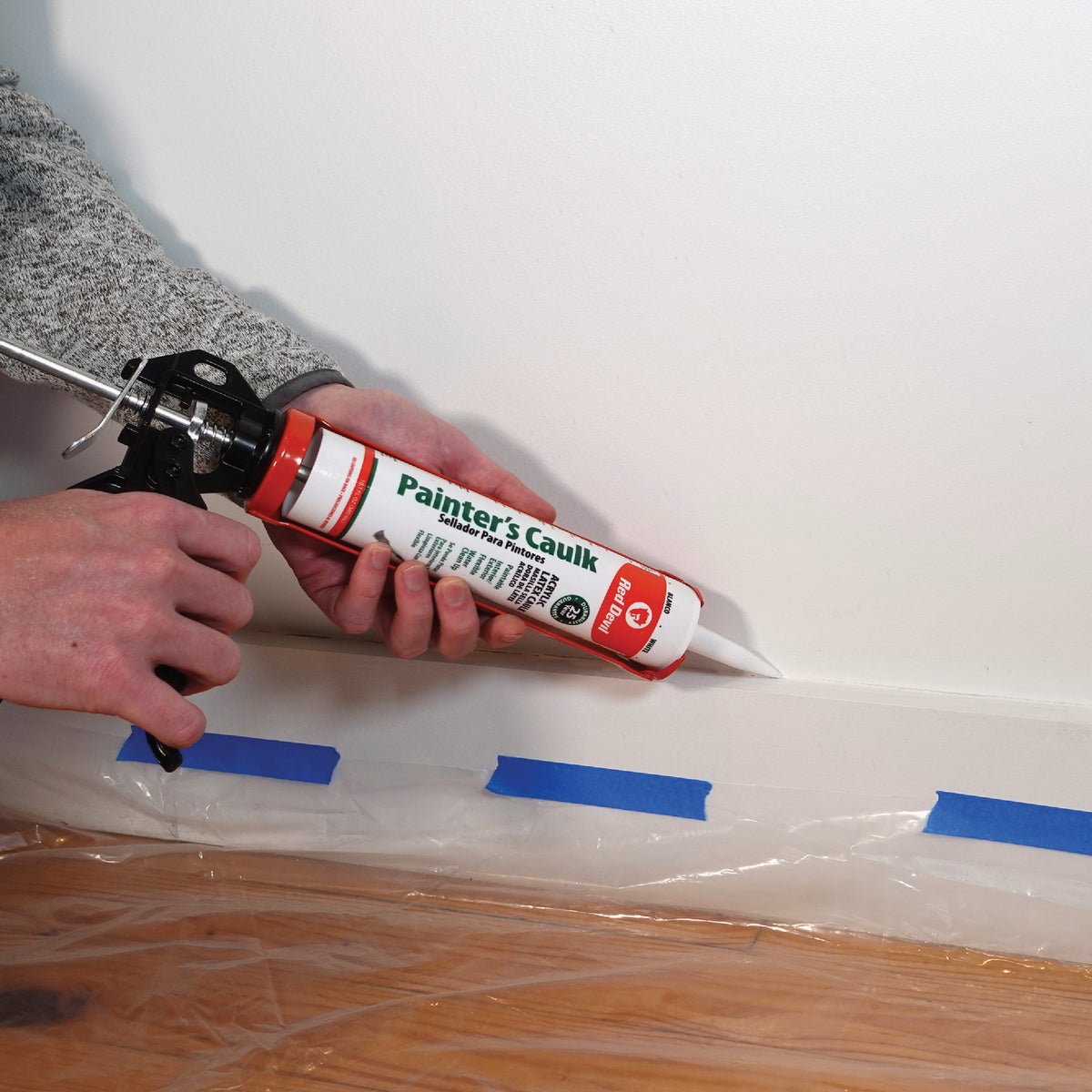 Red Devil 10.1 Oz. White Paintable Acrylic Latex Caulk Image 2