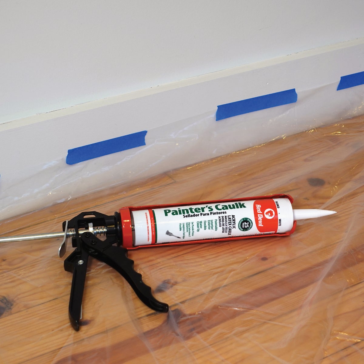 Red Devil 10.1 Oz. White Paintable Acrylic Latex Caulk Image 3